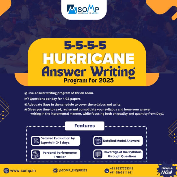 Hurricane55555 1 Hurricane 5-5-5-5 Live Answer Writing Batch 4 For Mains 2025