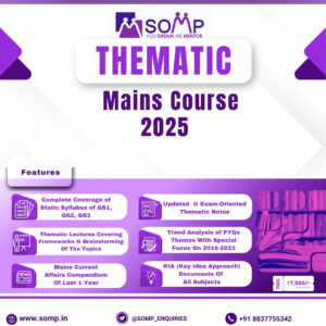 SOMP Mains Thematic Course for MAINS 2025