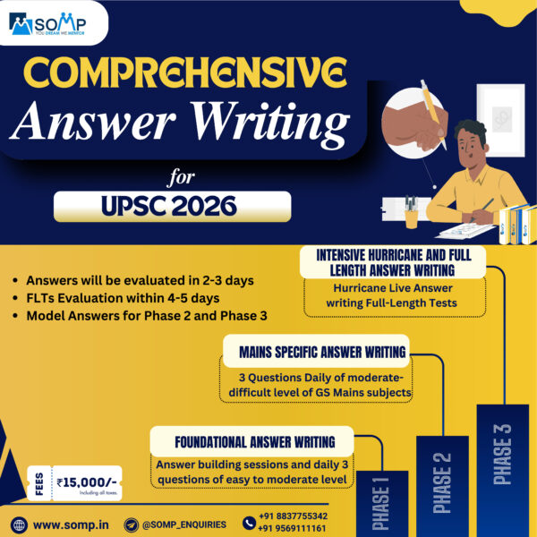 3 Phase Comprehensive Daily  Answer Writing Practice (DAWP) For 2026