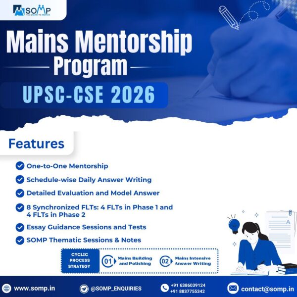 Mains Mentorship Program September Batch for UPSC CSE 2026